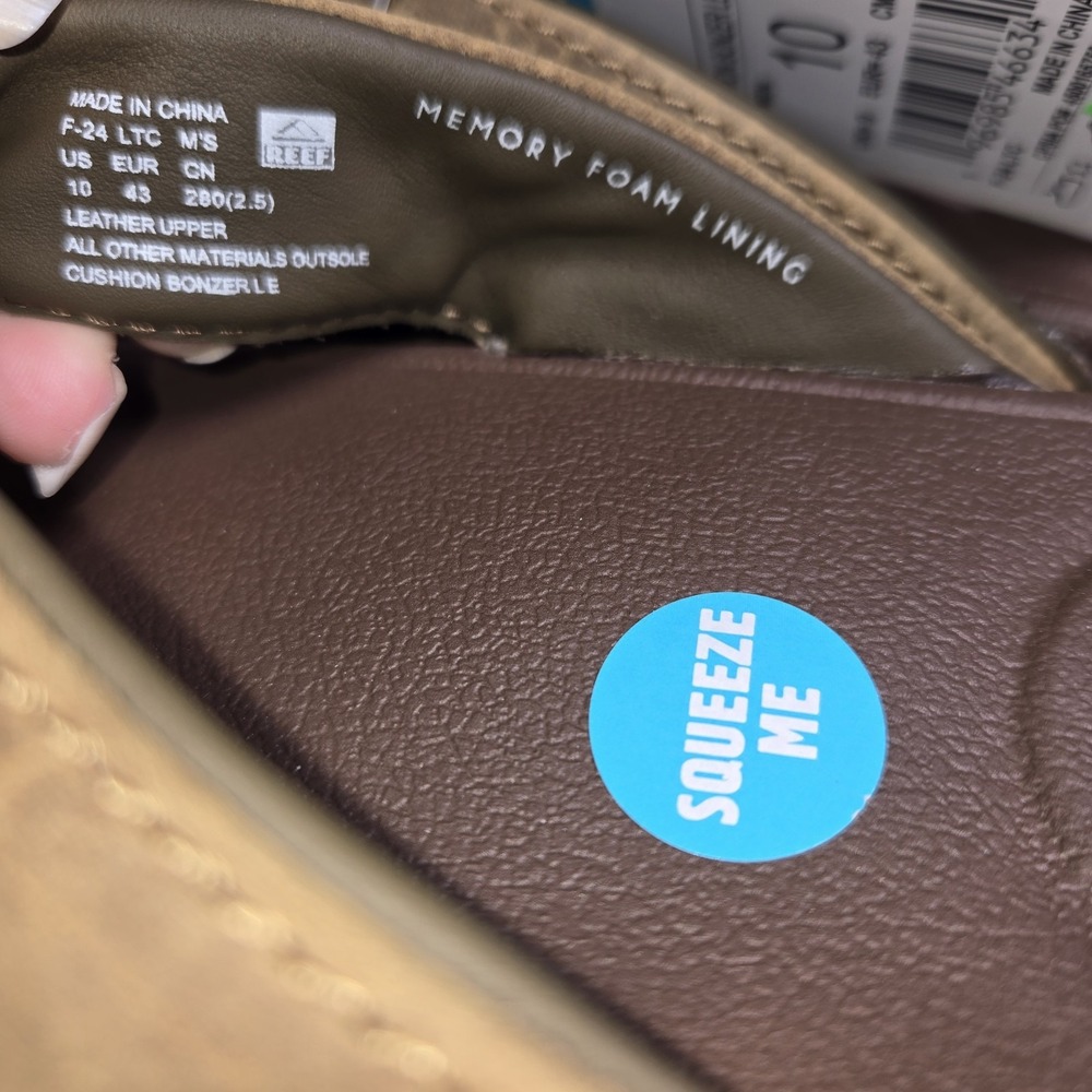 Reef Cushion Bonzer Le Men's Sandals Brown Toffee US MEN Size 10 CJ5506 NEW - Picture 6 of 8